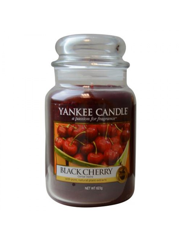 Yankee Candle Black Cherry Large Jar Retail Box