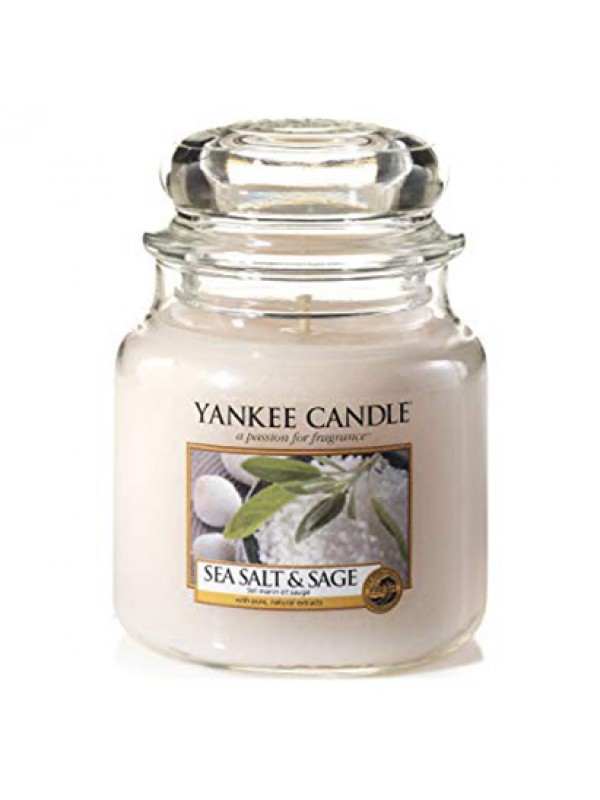Yankee Candle Sea Salt And Sage Medium Jar Retail