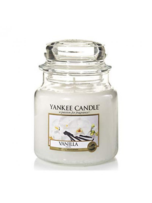 Yankee Candle Vanilla Medium Jar Retail Box No