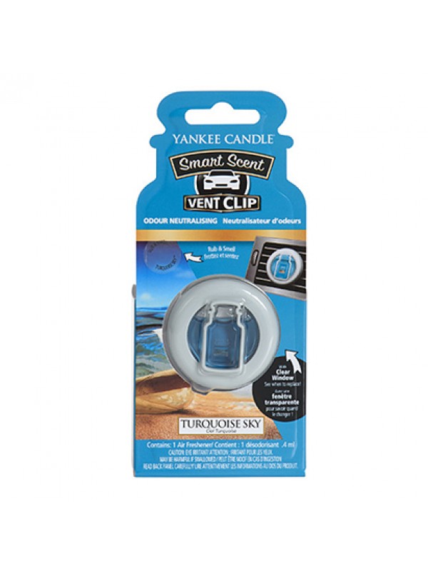 Yankee Candle Turquoise Sky Vent Clips Retail Box