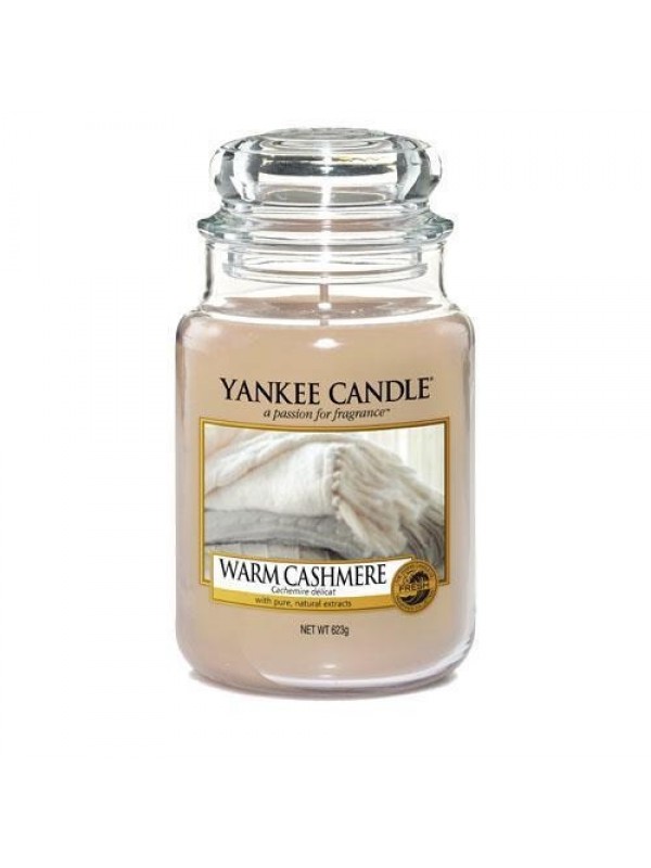 Yankee Candle Warm Cashmere Large Jar Retail Box