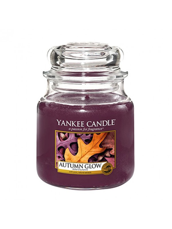 Yankee Candle Autumn Glow Medium Jar Retail Box