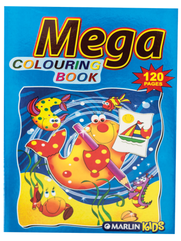 Marlin Kids Mega Colouring Books 120pg