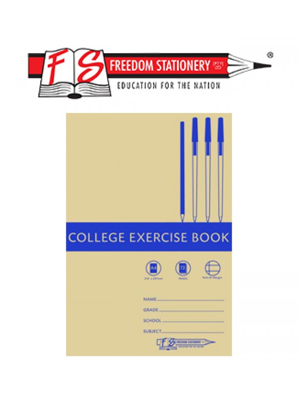 Freedom A4 Feint and Margin College Exercise Book