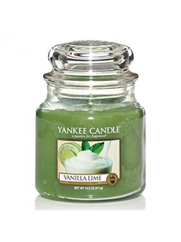 Yankee Candle Vanilla Lime Medium Jar Retail Box