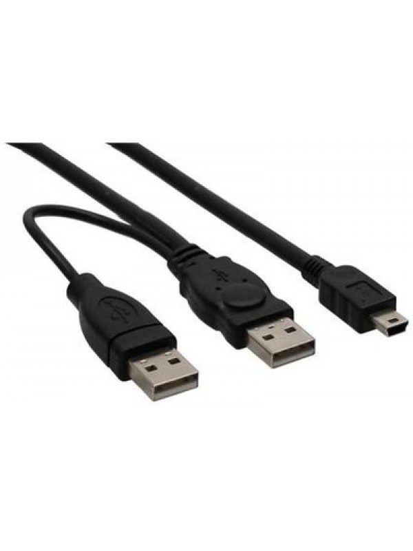 Digitech Dual USB & Mini USB Charger Black
