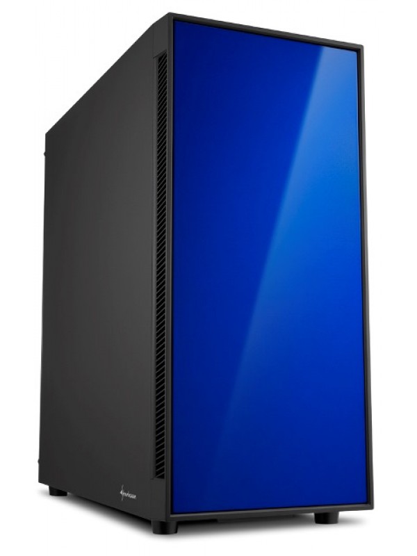 Sharkoon AM5 Window ATX Tower PC Gaming Case Blue