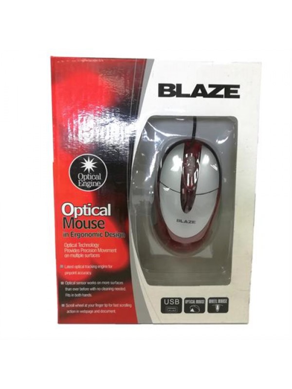 Geeko Red PS2 Optical Mouse