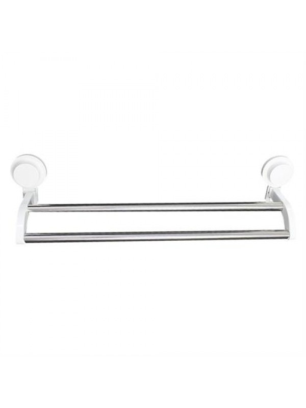 Bathlux Dual Towel Rack With Suction Cup Retail