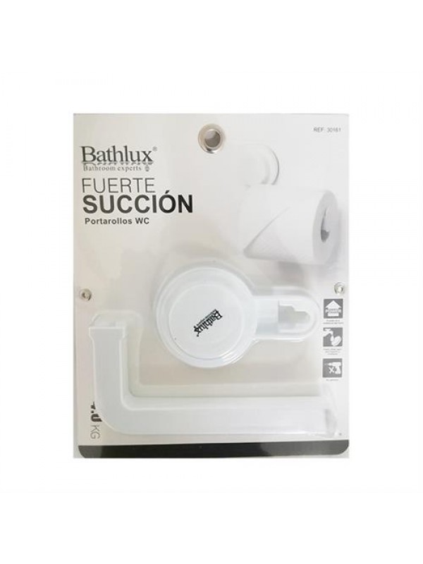 Bathlux Lever Toilet Roll Holder With Suction Cup