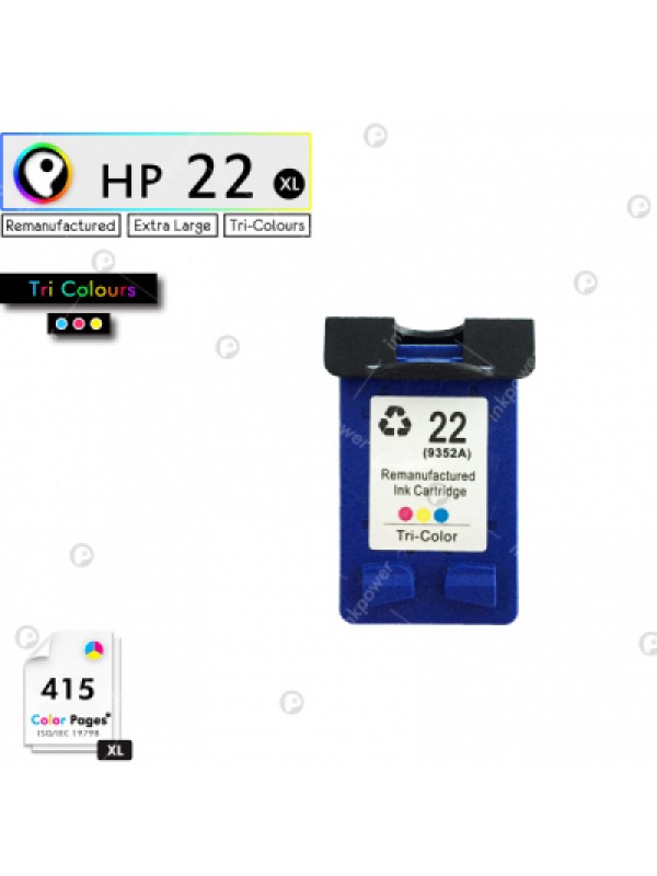 Inkpower Generic for HP 22XL for use with HP