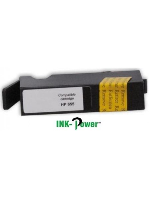 Inkpower Generic for Hp No 655 Black Ink
