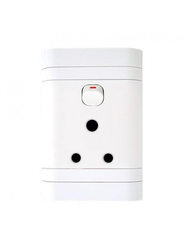 Lesco Single Switch Socket with Flush Cover
