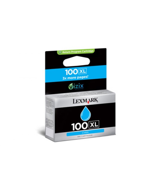 Lexmark NÂ° 100xl Cyan High Yield Ink Car