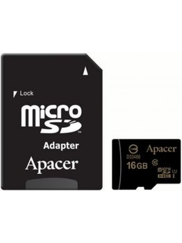 Apacer 16GB Class 10 MicroSD with Adapter