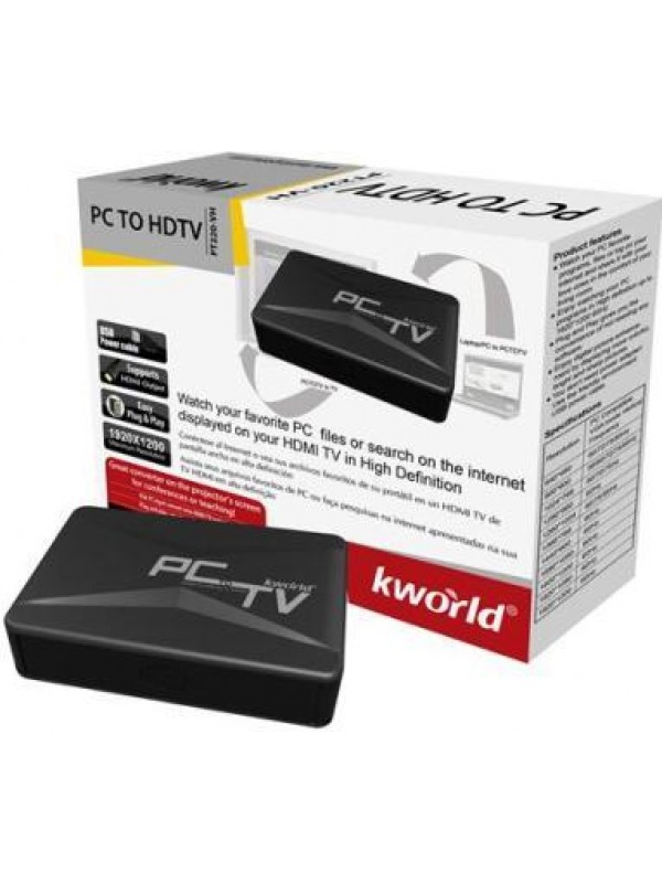 Kworld PC TO HDTV :Watch your favorite PC files