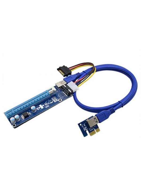 Axtrom 6 Pin PCIe USB GPU Riser Adapter Card â€“