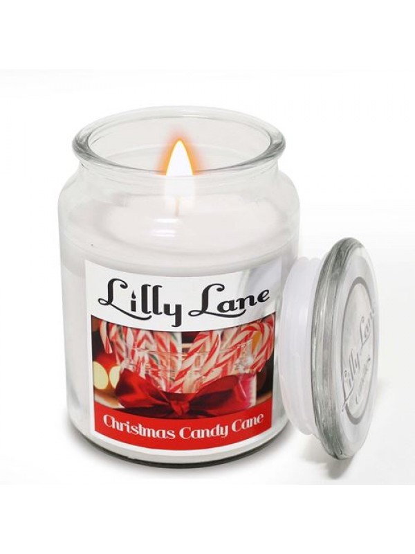 Lilly Lane Christmas Candy Cane Scented Candle