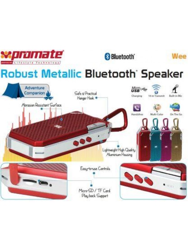 Promate Wee Robust Metallic Bluetooth Speaker