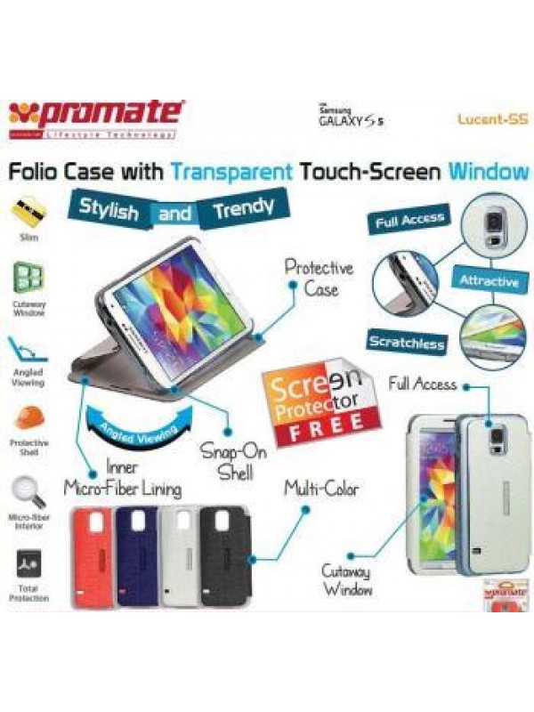 Promate Lucent S5 Bookcover with T