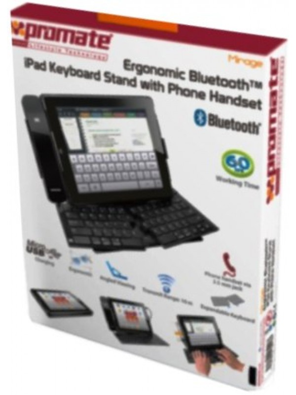 Promate Mirage iPad Ergonomic Bluetoothâ„¢ Keyboard