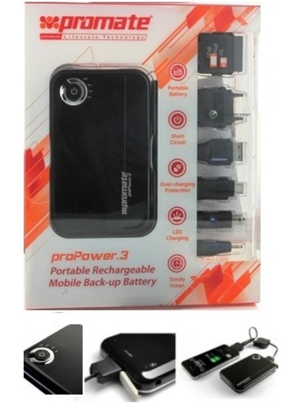Promate proPower.3 Portable Rechargeable Mobile