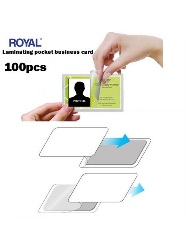 Royal Laminating Pocket Business Card