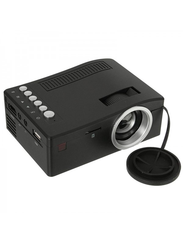 UC18 Mini HD Projector Black US Plug