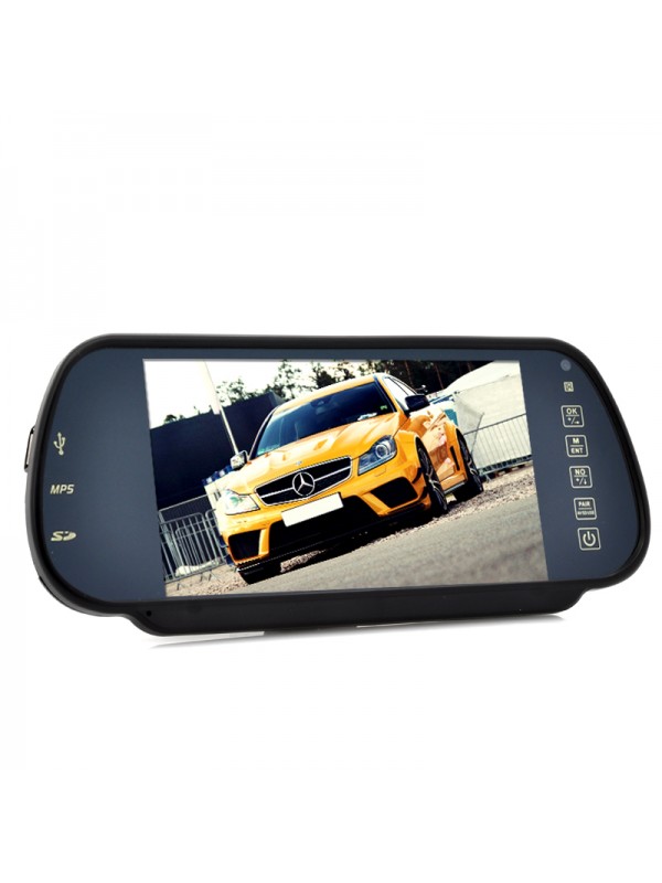 Rear View Mirror Monitor and MP4 Player