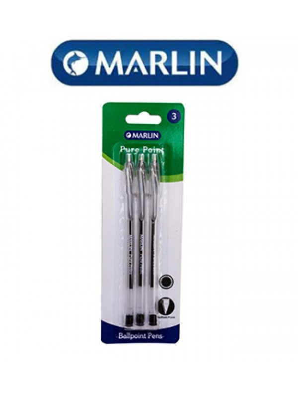 Marlin Purepoint Transparent Pen 3's Blu