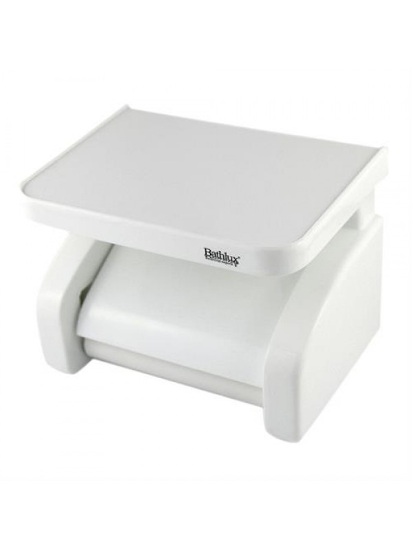 Bathlux Toilet Roll Holder With Shelf With